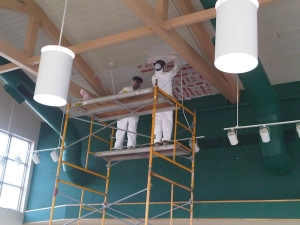 Commercial Painters - Ceiling Painting - Detroit - A Klein Company